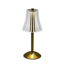 Luminária de Mesa LED Sem Fio Touch Recarregável Dourada