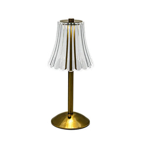 Luminária de Mesa LED Sem Fio Touch Recarregável Dourada